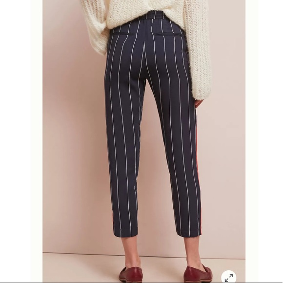 Ett:Twa Piped and Striped Pants - Picture 3 of 10